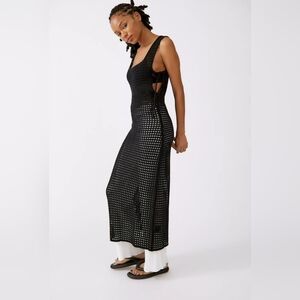 NWT Urban Outfitters Paula Crochet Midi Dress Size SMALL